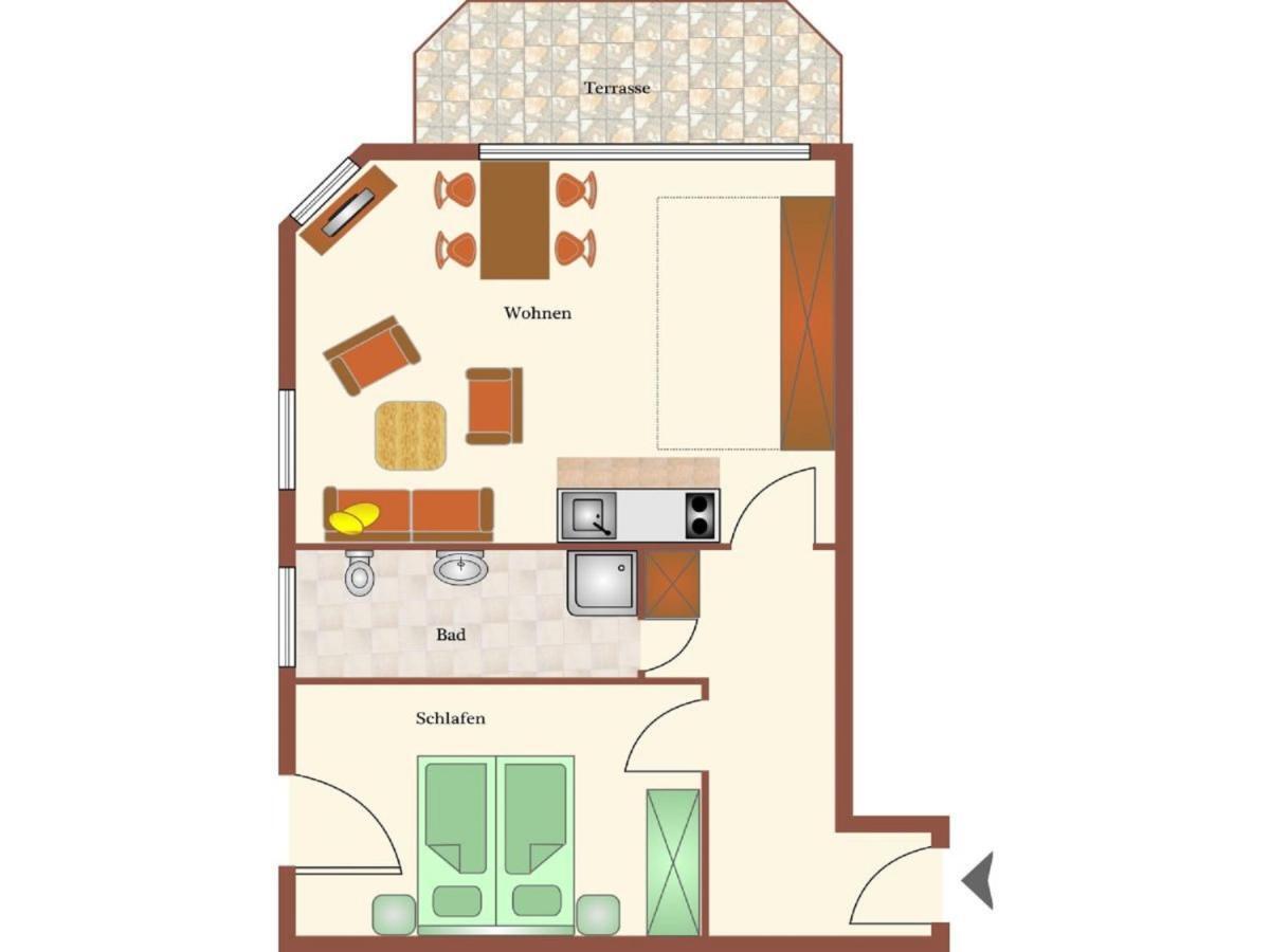 Apartmán Haus Duenenglueck, Whg. 14 Cuxhaven Exteriér fotografie